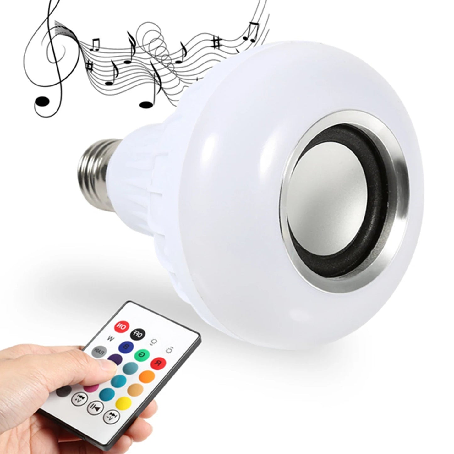 RGB Light Bulb With Bluetooth Speaker