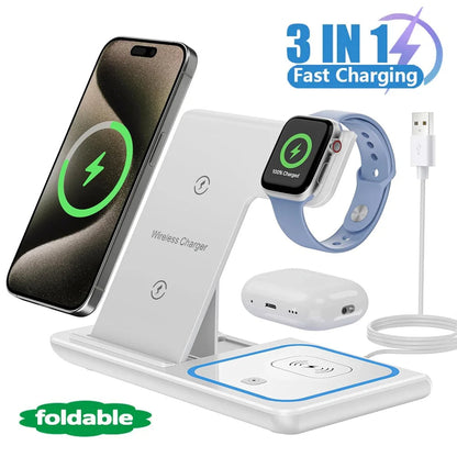 3-IN-1 Foldable Wireless Charger